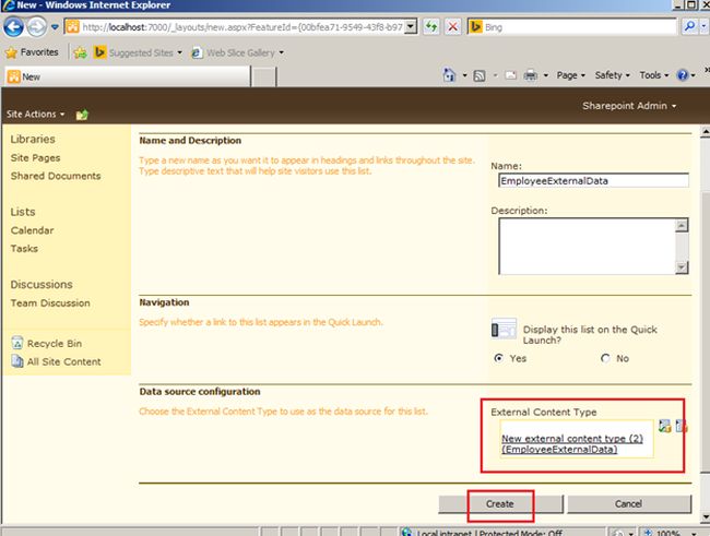 name and description